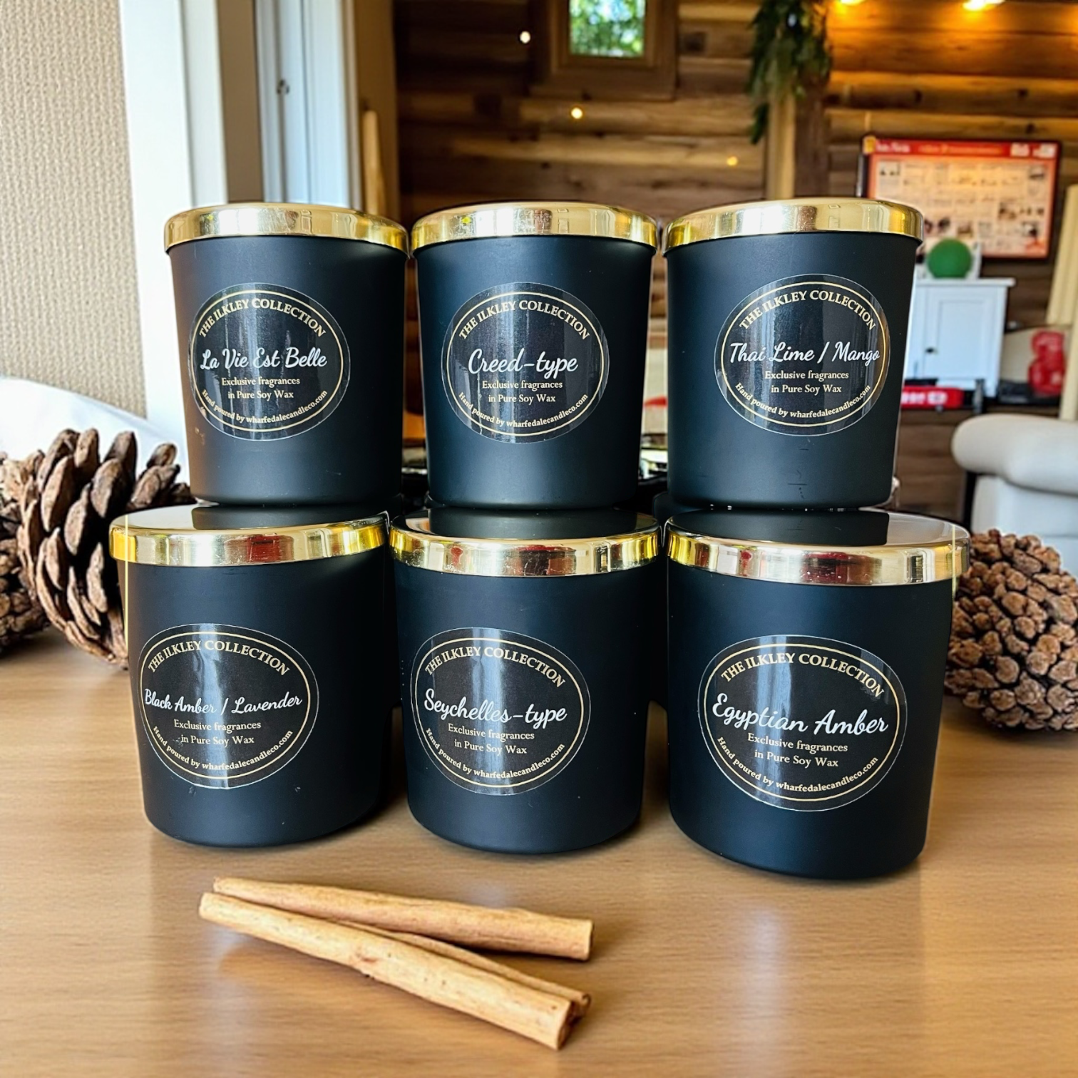 Ilkley Classic' (30cl) with Gold lid & REFILLS – Wharfedale Candle Co.